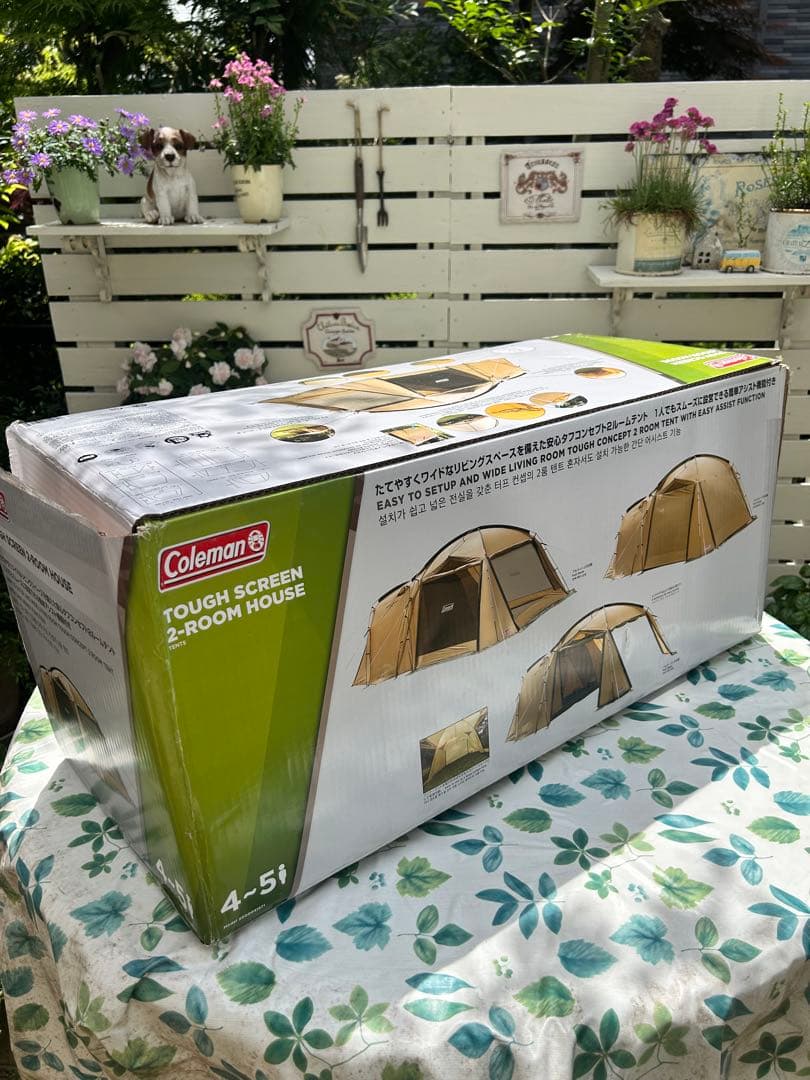 Coleman ベージュキャンプテント 収納バッグ付き