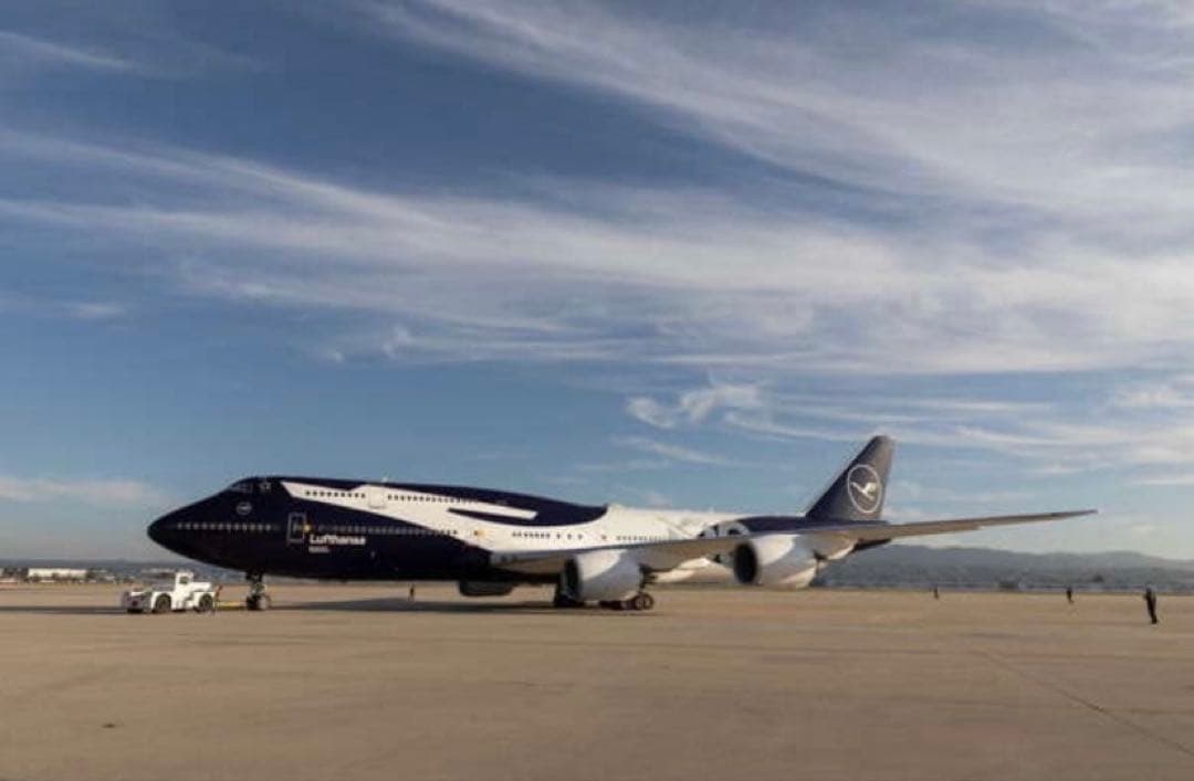 Lufthansa B747 大型 1/160 45cm ダイキャストレジンM