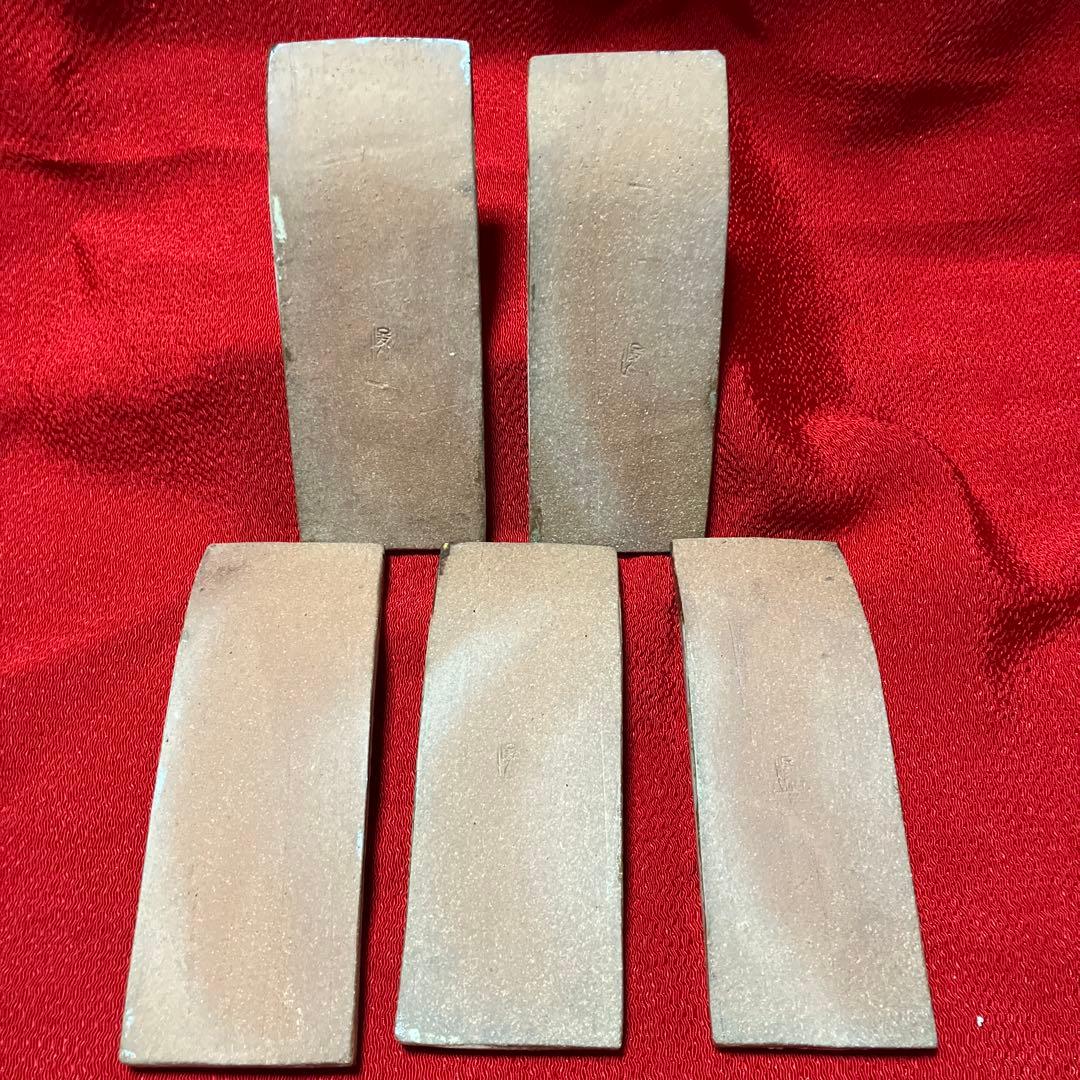 清水焼　短冊長皿　桜　枝垂桜　短冊小皿　未使用シール付
