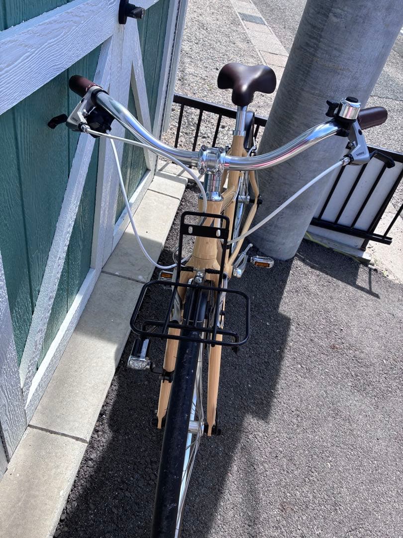 シティサイクル クリーム色 26インチ