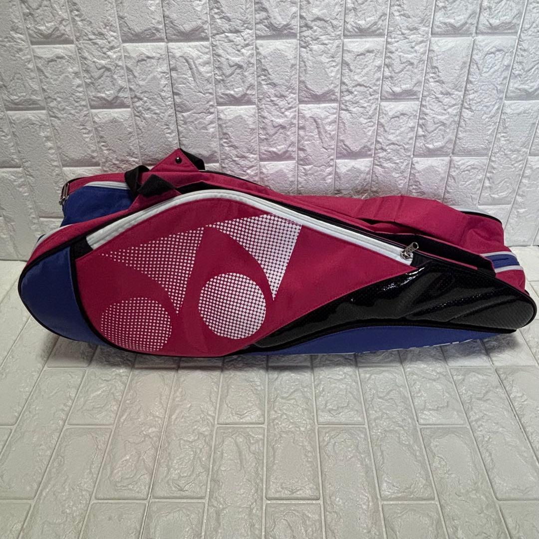 美品 YONEX バドミントン テニス ラケットバッグ ピンク ブルー