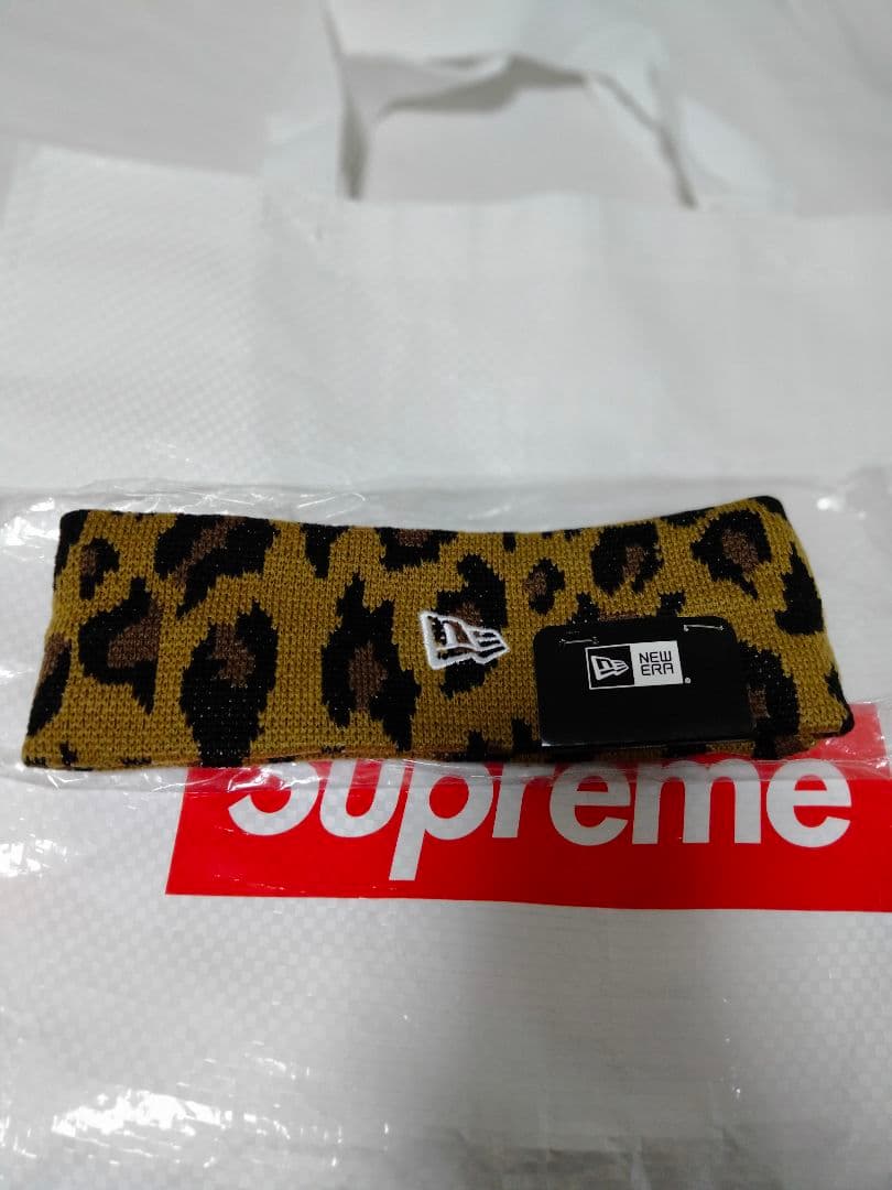 【希少】Supreme X NEWERA ヘアバンド レオパード柄