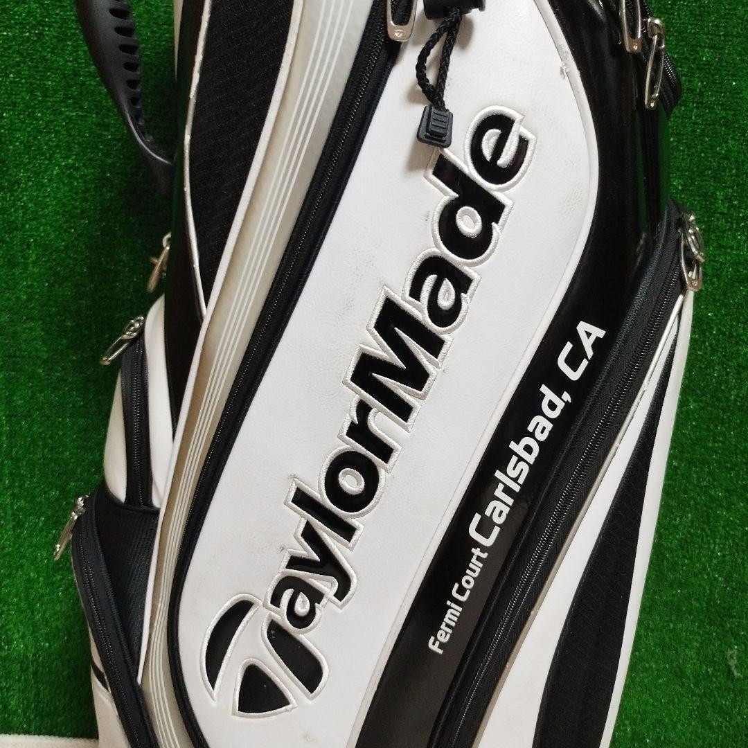 TaylorMade キャディバッグ ホワイト・ブラック フード無し
