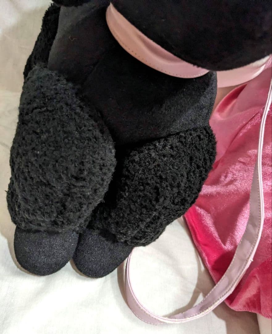 T*o様 【ハローキティ】 ぬいぐるみ 特大 ピンク ドレス トイ・プードル付き