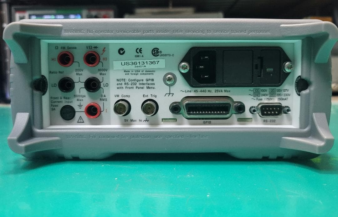Agilent/Keysight 34401A 6.5桁 デジタルマルチメーター