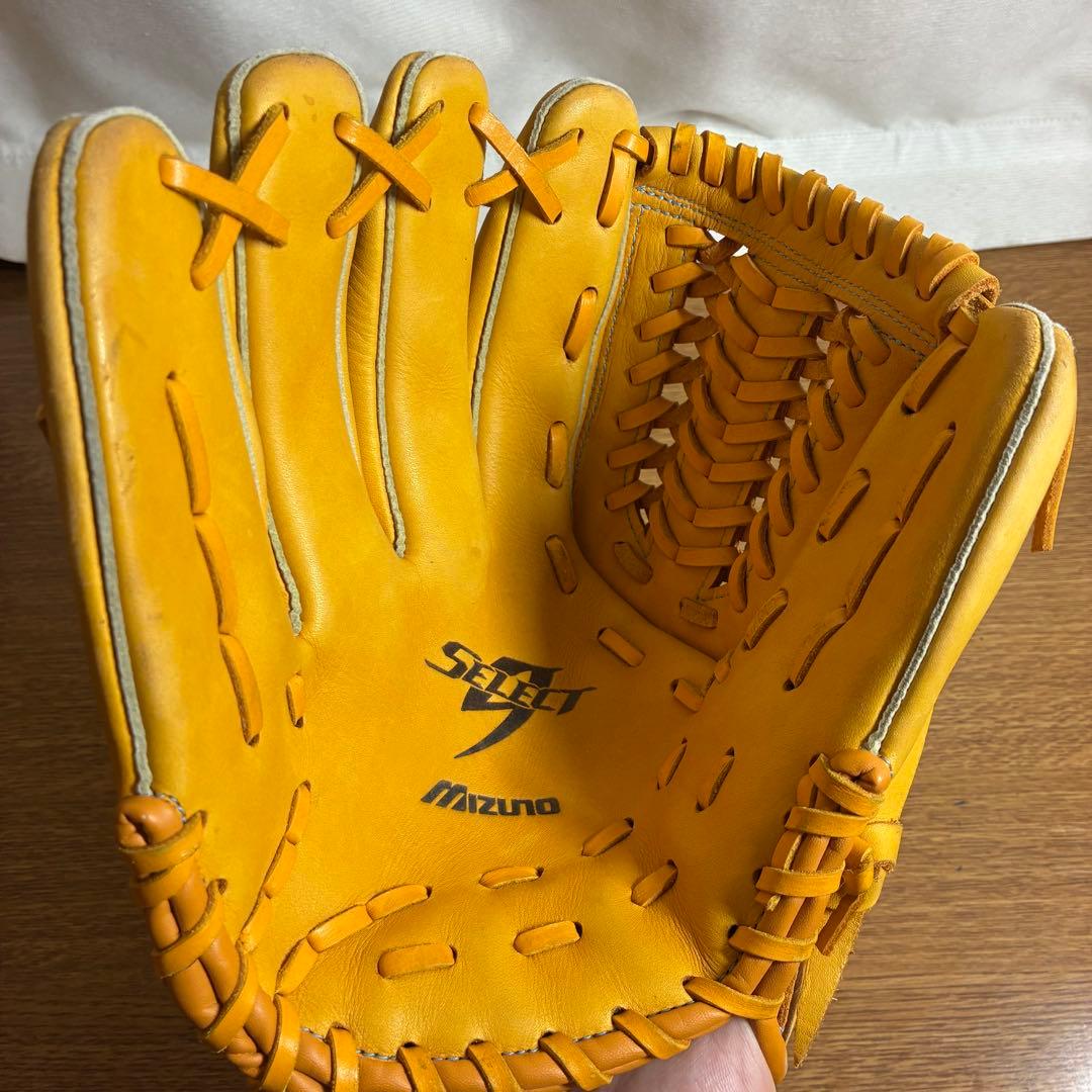 ミズノ セレクト9 少年軟式 グローブ グラブ 内野用 左投げ 極美品