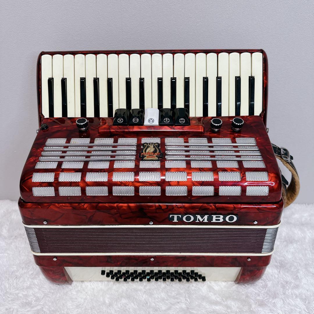 希少　トンボ　TOMBO　アコーディオン　34鍵盤　MUS 1307　初心者