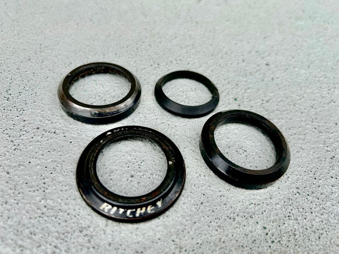 【WilierカーボンCarbonフロントフォーク】RITCHEYヘッドパーツ付