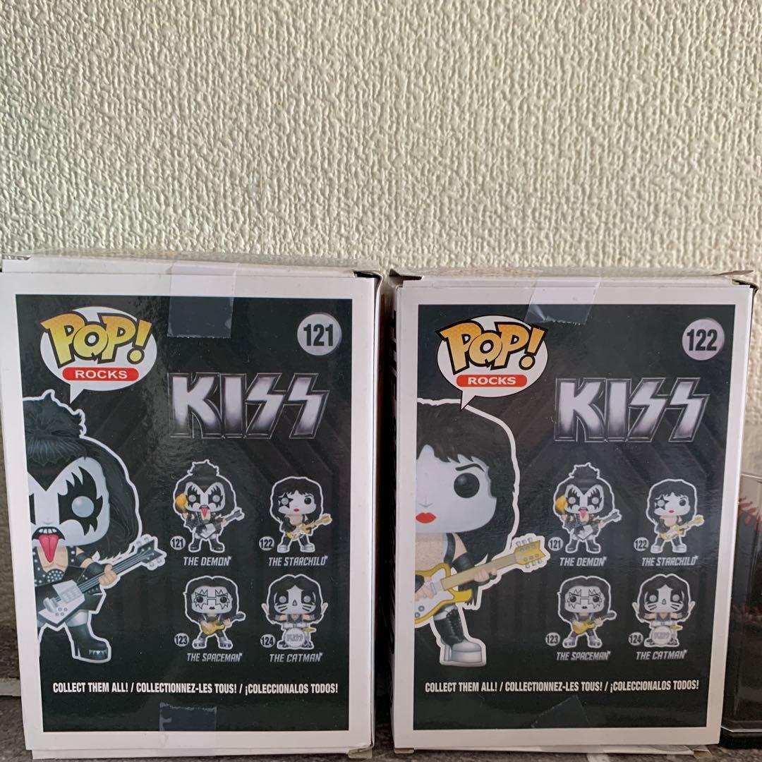 ◉KISS POP! Rocks フィギュア 2体セット&野球ボール•セット