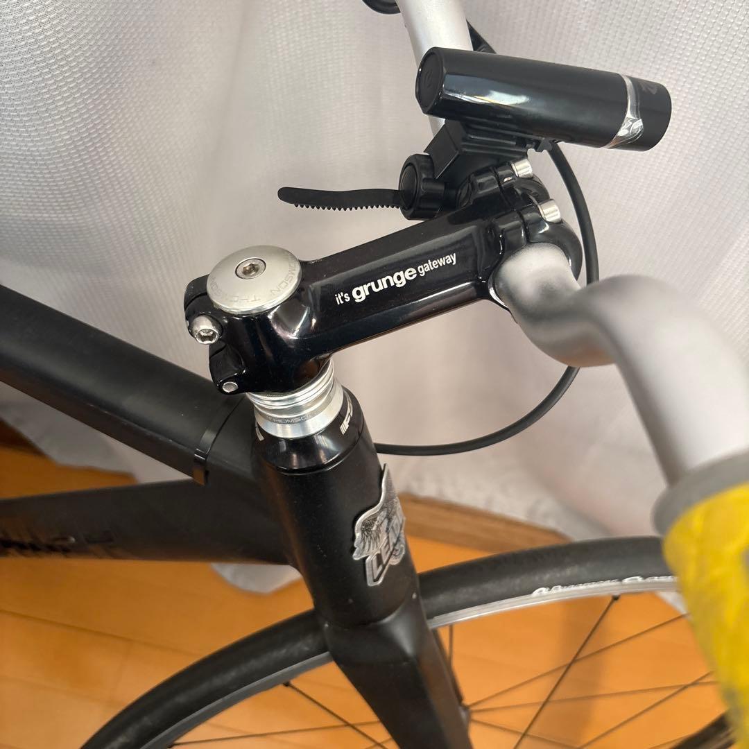 LEADER ロードバイク イエローグリップ