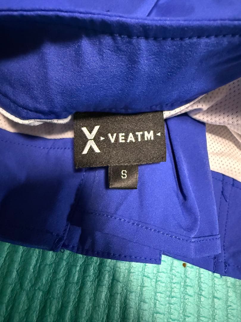 X-VEATM Sサイズ 水着ショートパンツ ブルー/ホワイト/イエロー　付録有