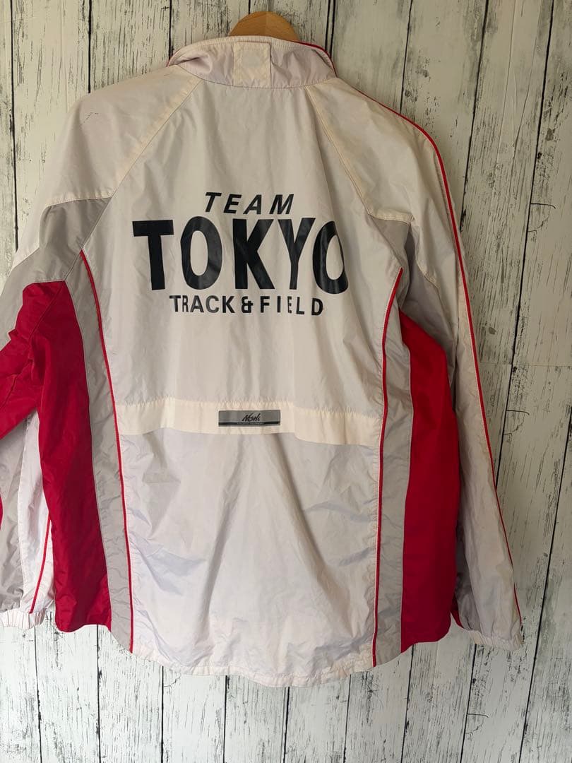 希少♡TEAM TOKYO 陸上競技ウインドブレーカー　Lサイズ　収納袋付き