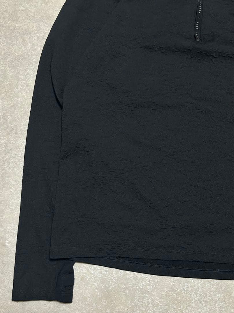 ハーフジップ NIKE RUN DIVISION シャツジャケット M ブラック