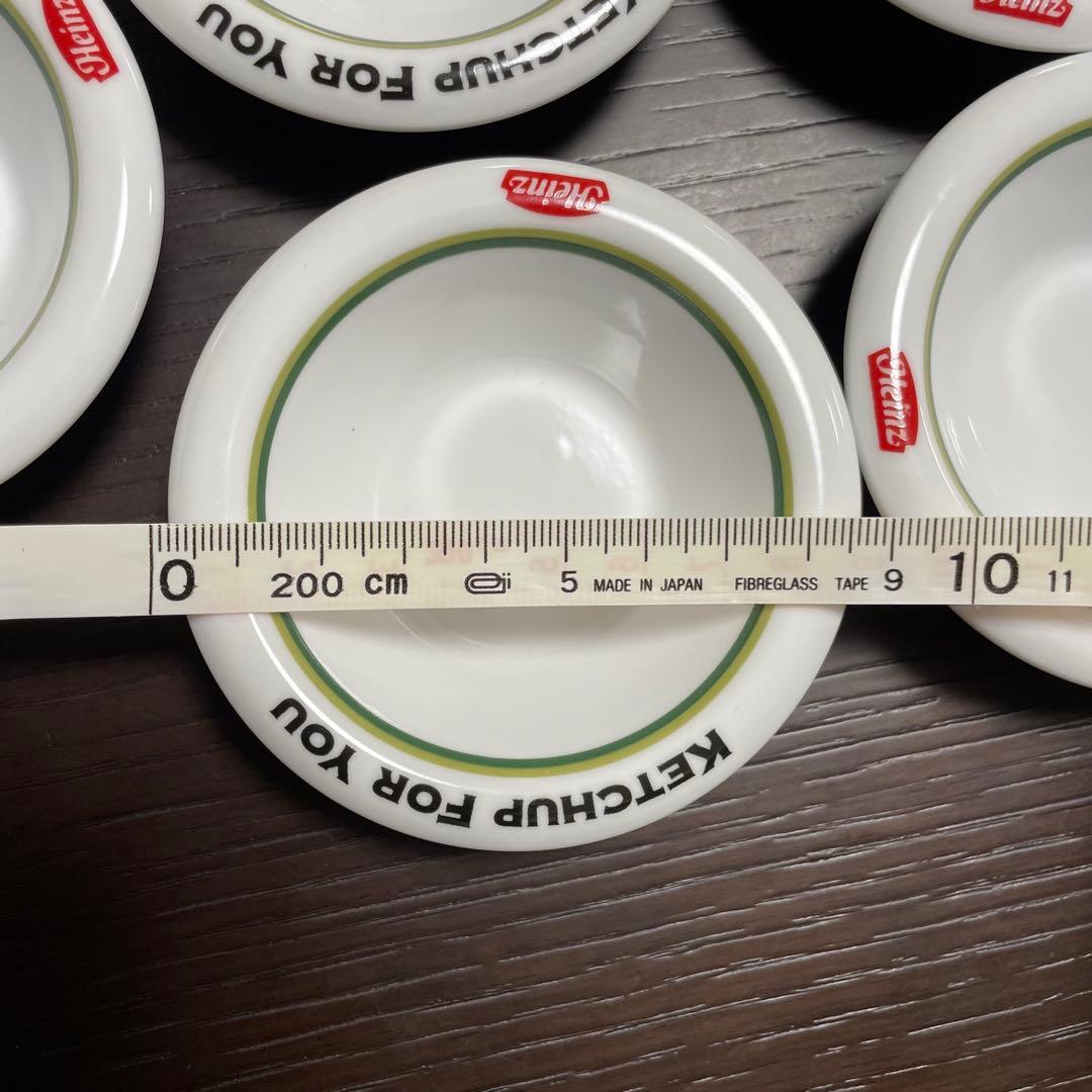 【未使用】ハインツ　ロゴ入り　ケチャップ小皿　10個