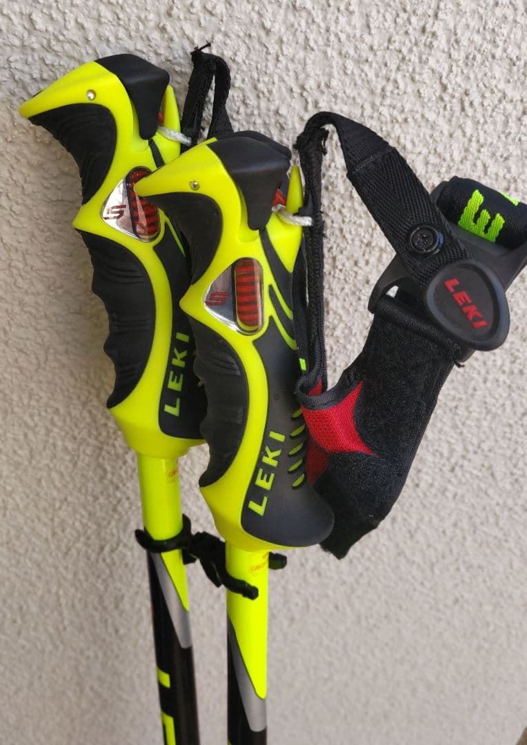未使用保管品 LEKI WORLD CUP ポールストラップ付属 117cm