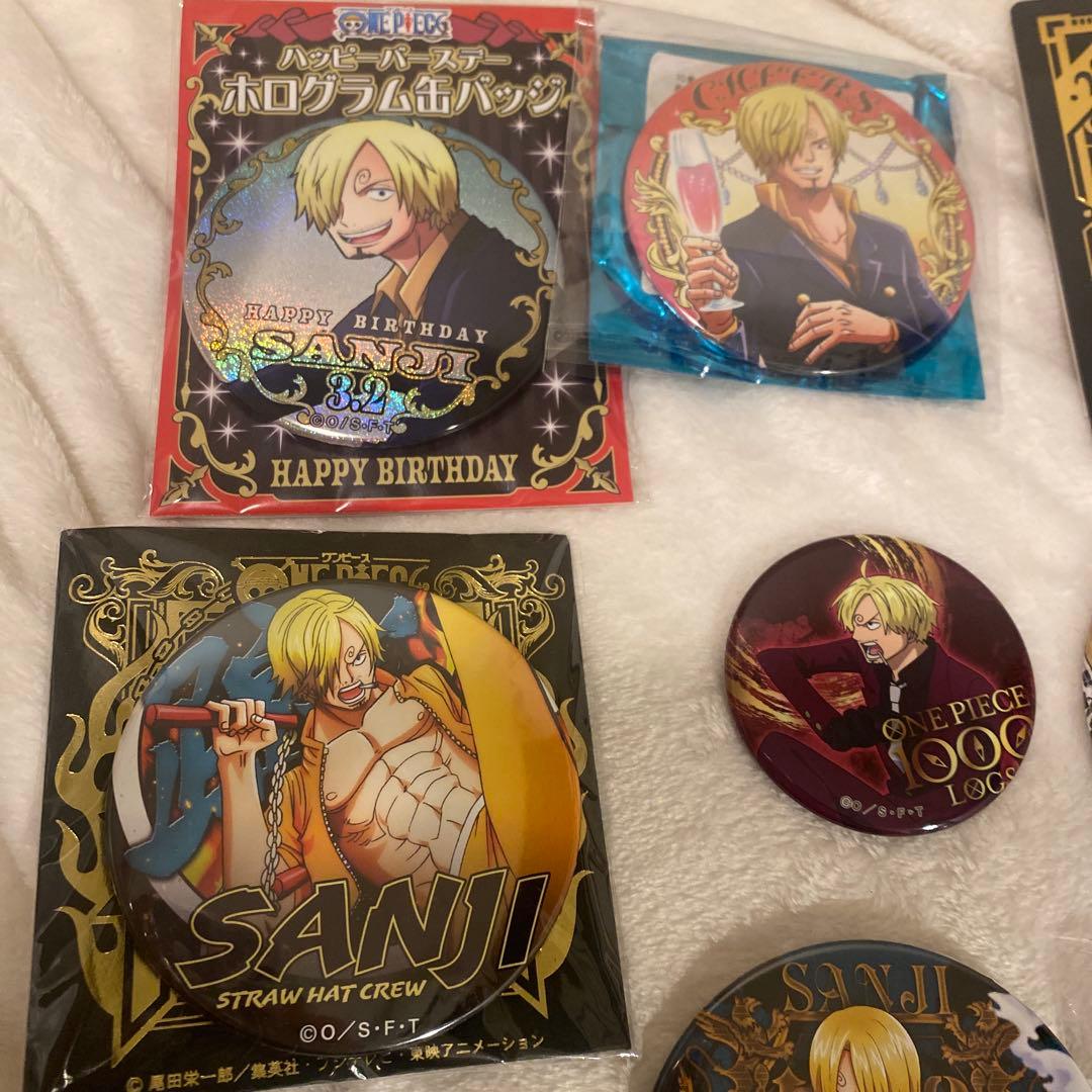 【限定値下】ONE PIECE　サンジ　輩　BIRTHDAY　缶バッジ　21種