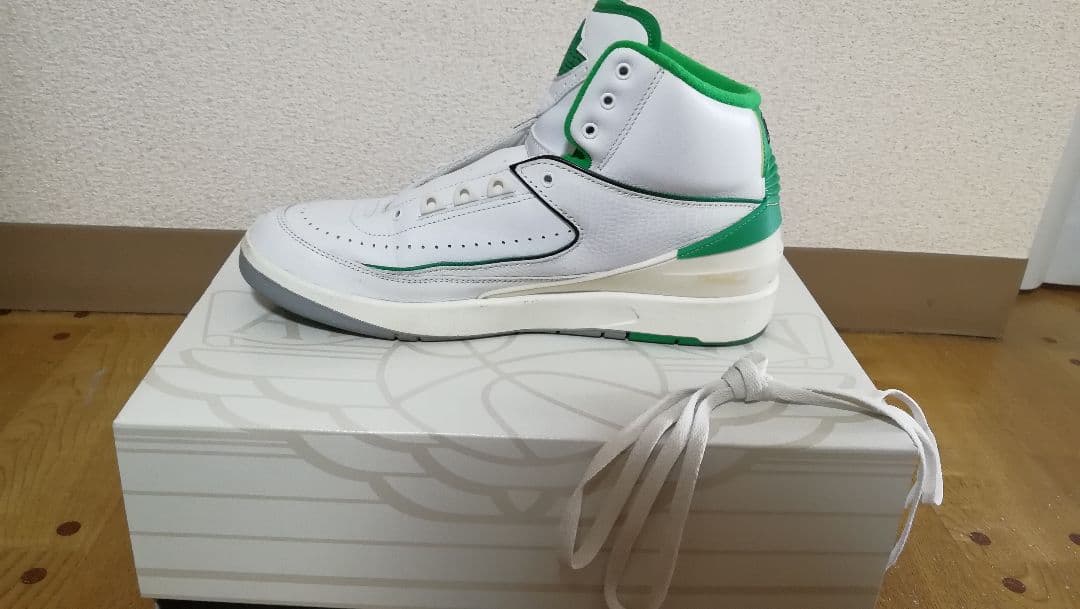 シューズ(男性用) Nike Air Jordan 2 Retro \"Lucky Green\"