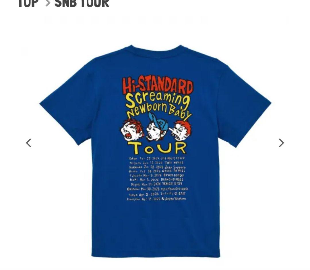 XXL ハイ・スタンダード　tシャツ ハイスタ フーディ　ツアーt SNB