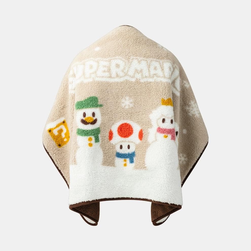 クッションブランケット　スーパーマリオウィンターコレクション　Nintendo
