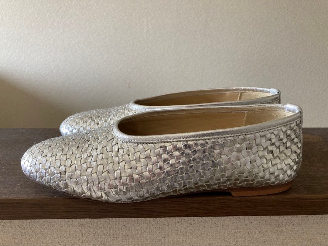 GALERIE VIEメッシュフラットシューズ