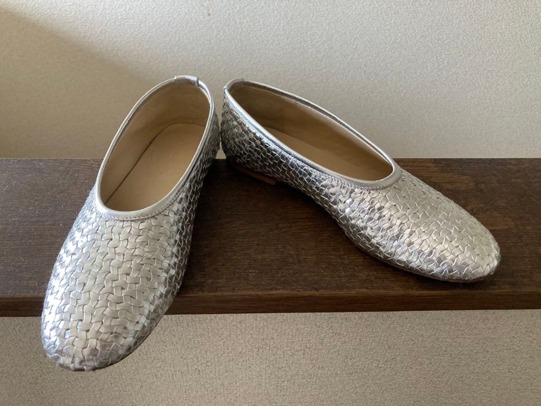 GALERIE VIEメッシュフラットシューズ