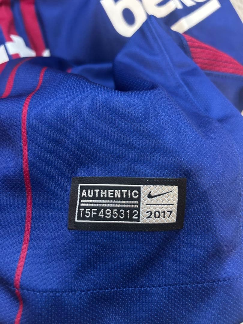 NIKE FCバルセロナ2017ホームユニフォームM メッシ 10番　美品