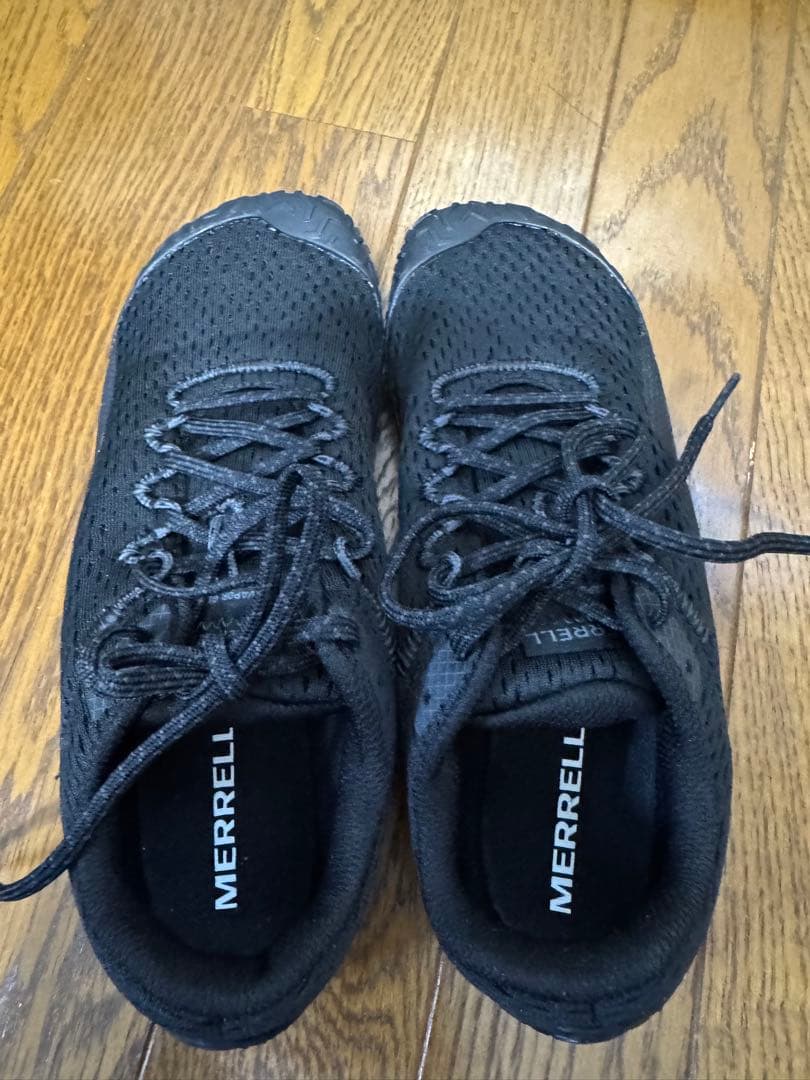 美品！MERRELL ベイパ―　グローブ６ /24.5/ブラック