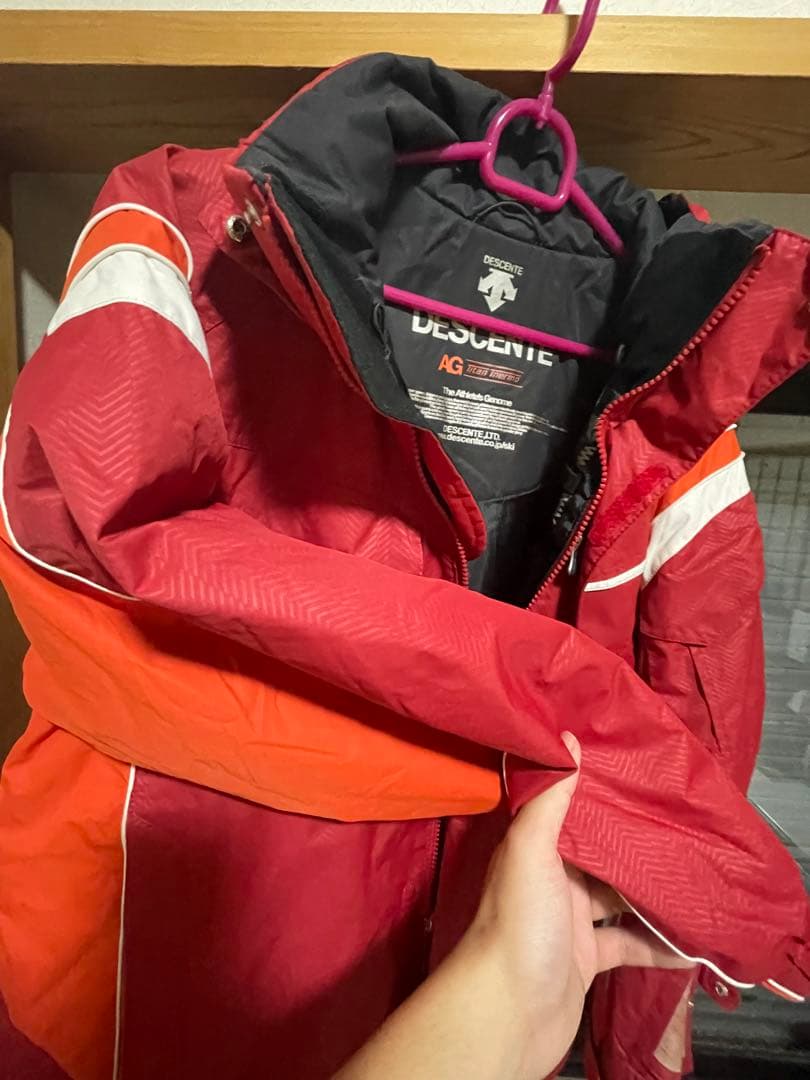 DESCENTE デサントAG Titan Thermo レッド赤スキーウェア