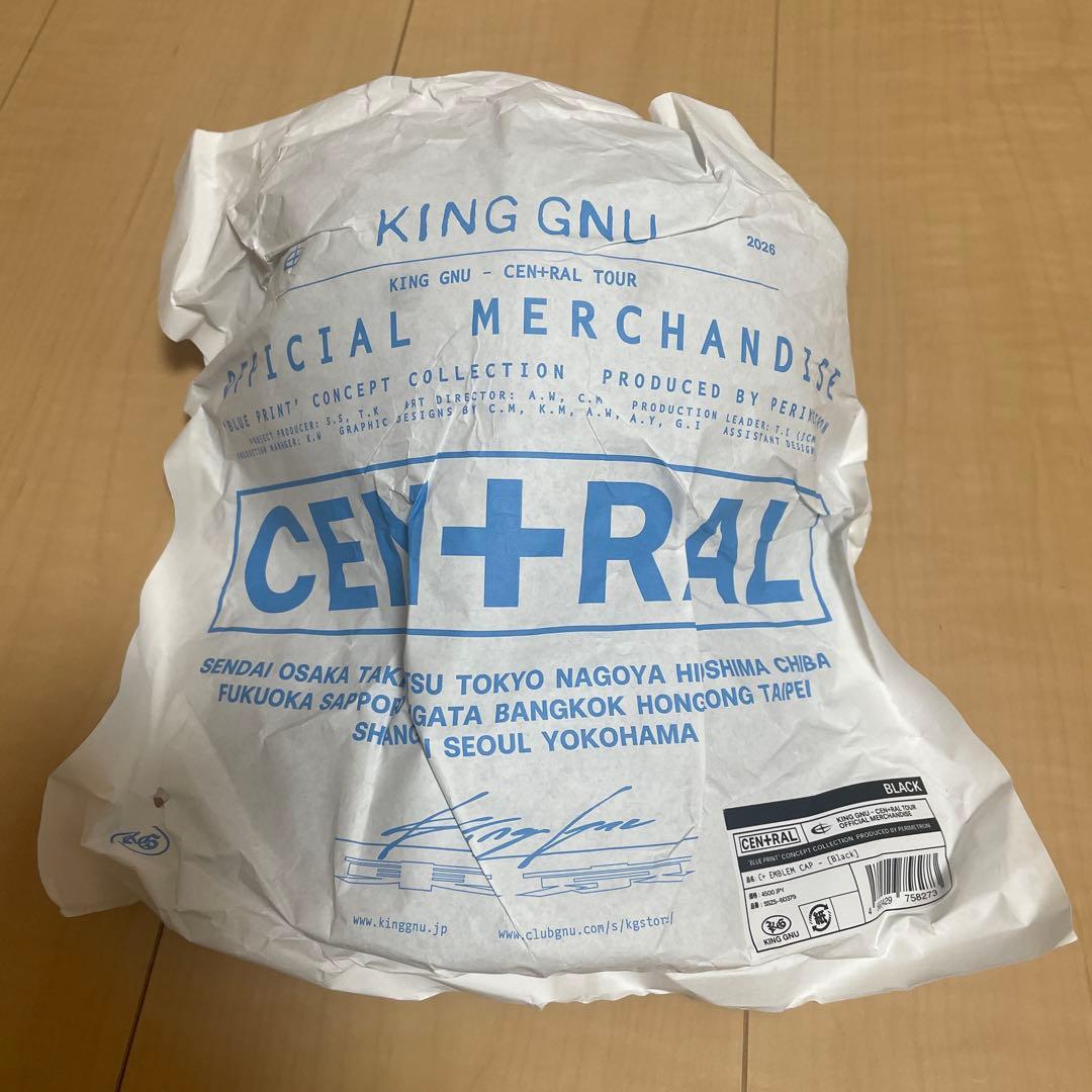 King Gnu CEN+RAL 帽子　キャップ　黒