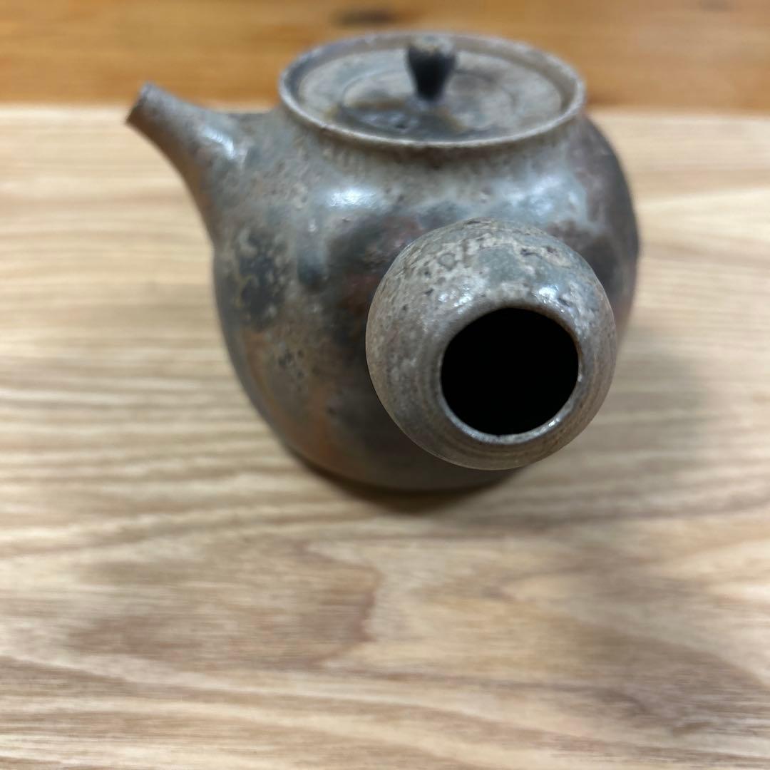 作家　陶芸作家　焼き〆　急須　取手がコロンと可愛い急須　工芸品