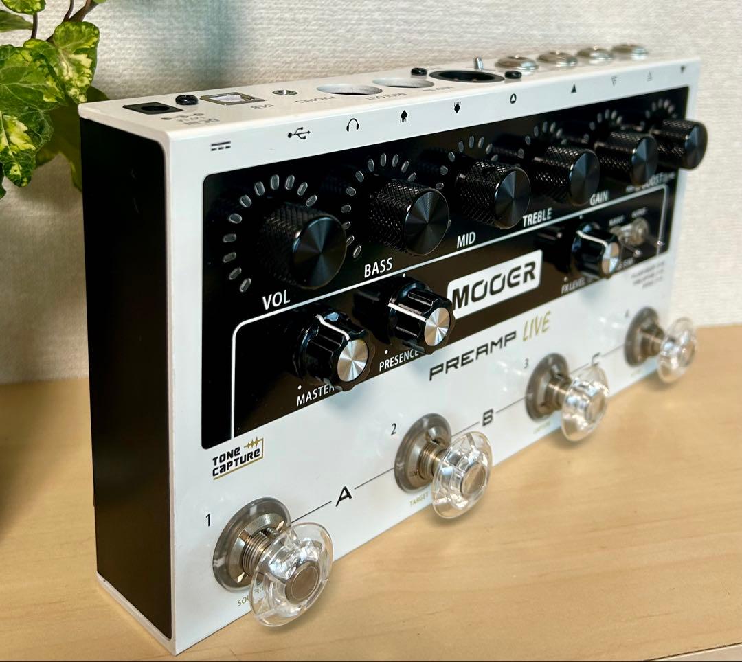 【美品】MOOER PREAMP LIVE ギターエフェクター