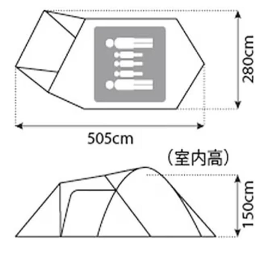 新品未使用　スノーピーク　アメニティドームm
