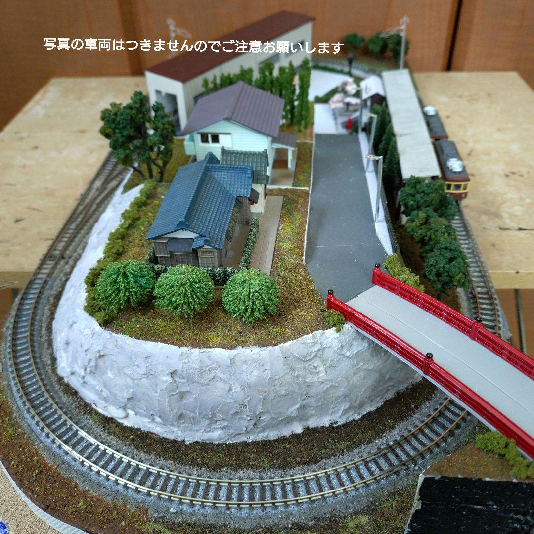 ジオラマ　レイアウト　Nゲージ 春　ライト付き