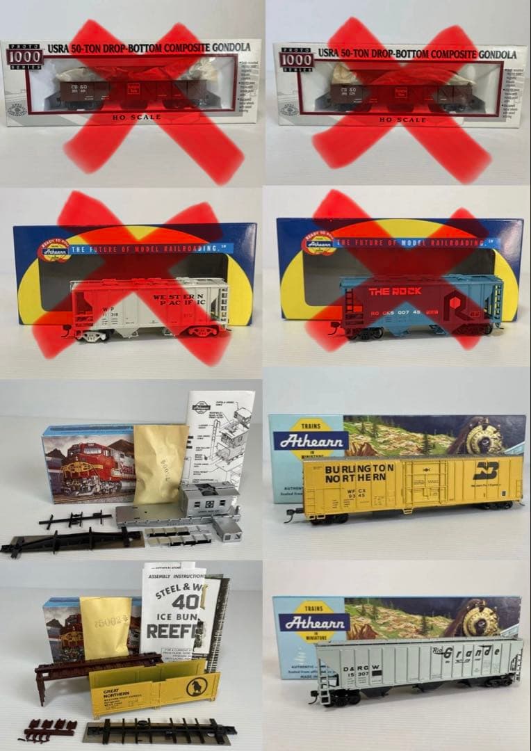 HOゲージ Accurail LIFE-LIKE Athearn 64台 まとめ