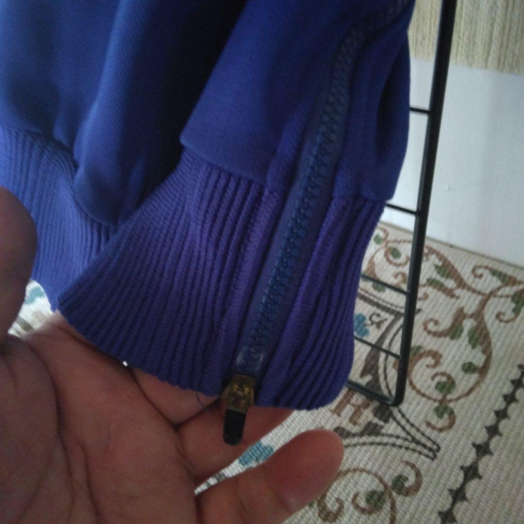 adidas ジャージ上下セット 青/白/赤: XO（3L)ビンテージモデル