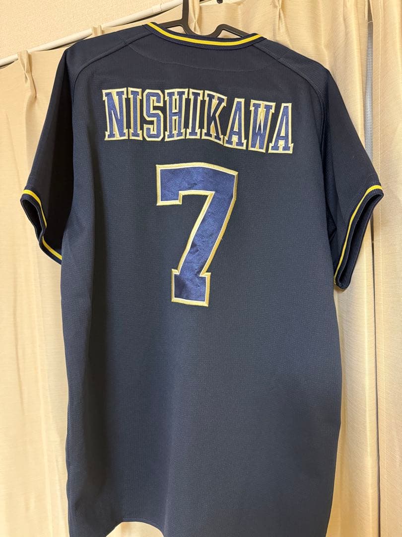 オリックスバファローズ　西川龍馬　ビジターユニフォーム　Lサイズ