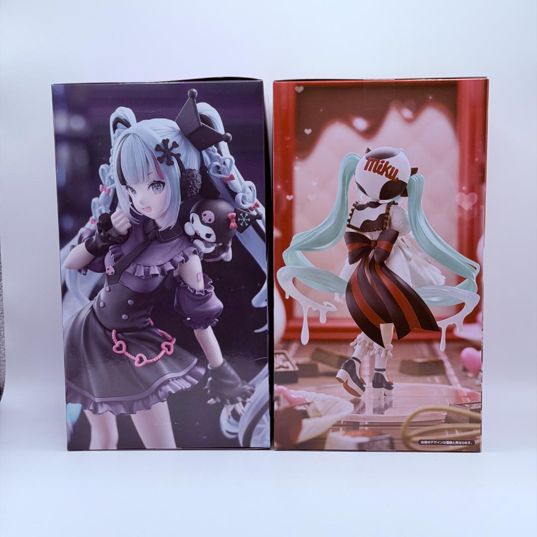初音ミク Trio-Try-iT フィギュア 雪ミク×クロミ チロルチョコ 2種