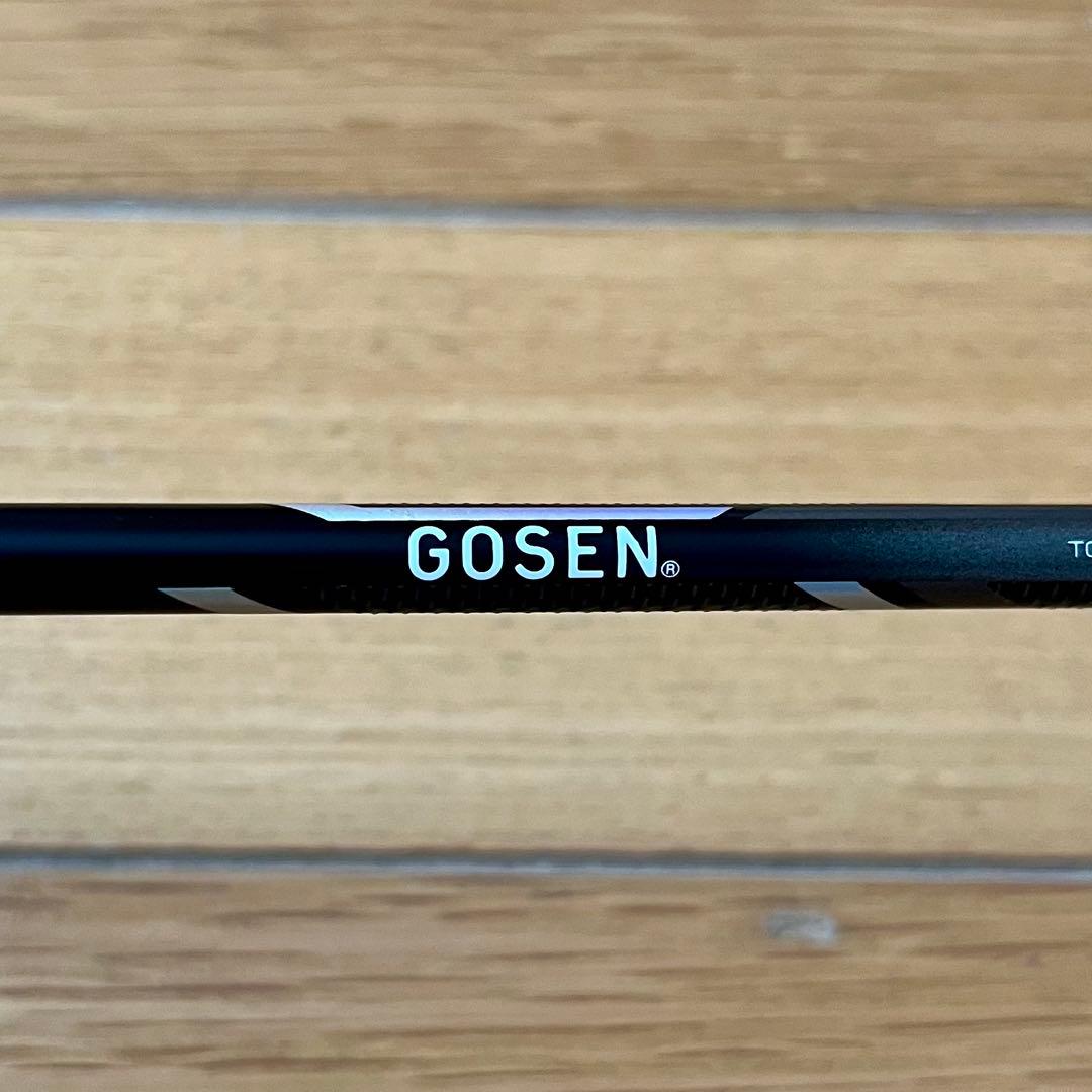美品　ゴーセン　GOSEN バドミントンラケット　カスタムエッジ　FLEX−s