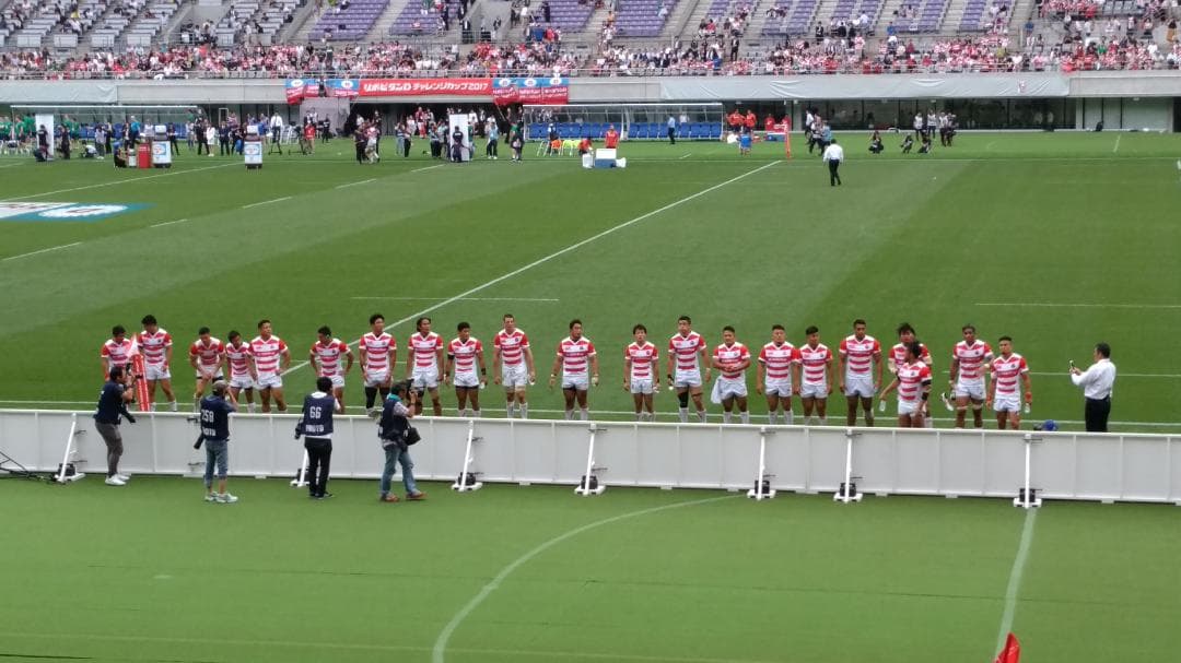 ラグビー日本代表レプリカジャージ 2019WCピンバッジ付き