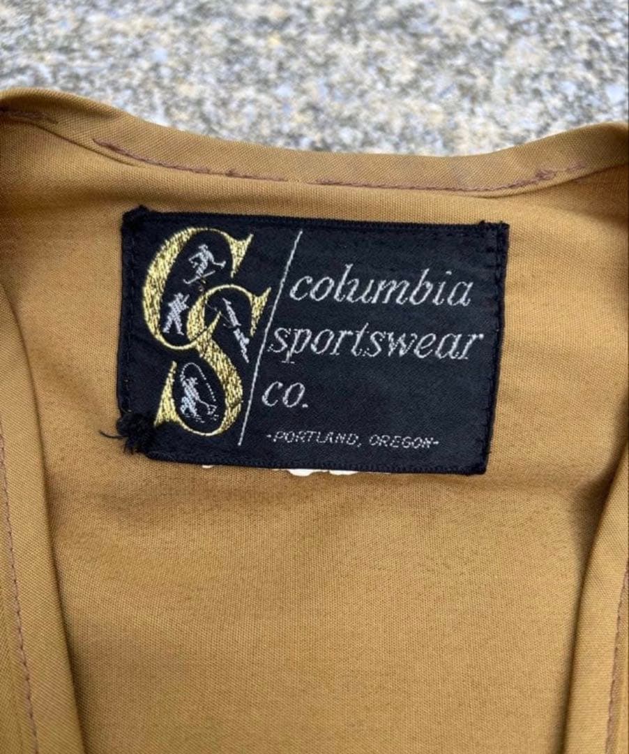 高*垣様 60's〜70's columbia フィッシングベスト 黒タグ初期