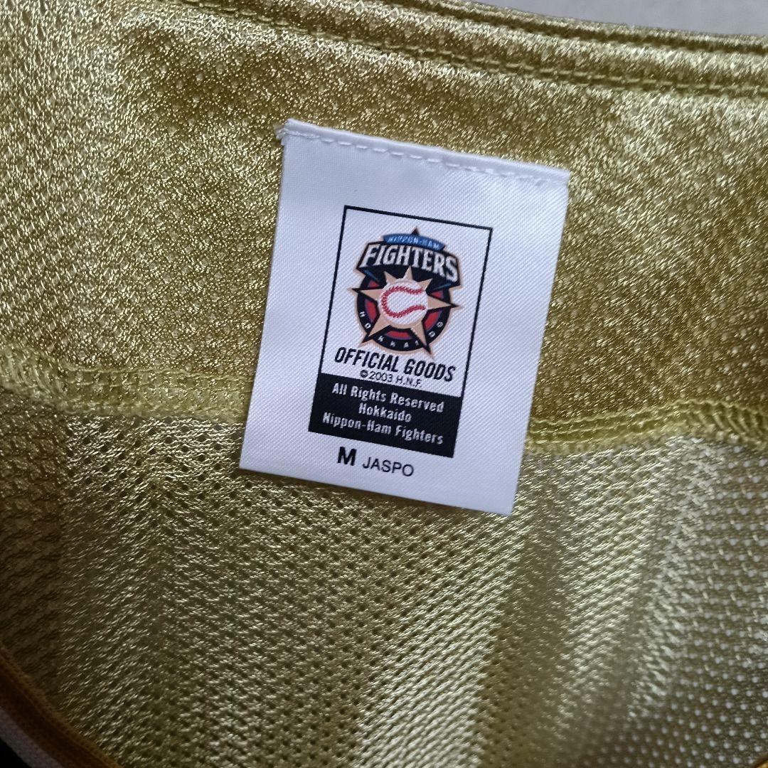 【新品タグ付き！】 日本ハム WLH2010ゴールド刺繍ユニフォーム ／M
