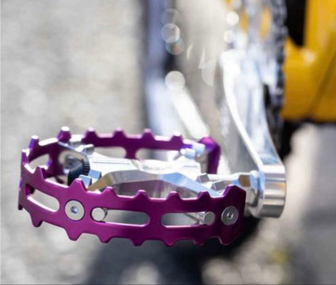 パーツ MKS XC-III bear trap pedal (purple)