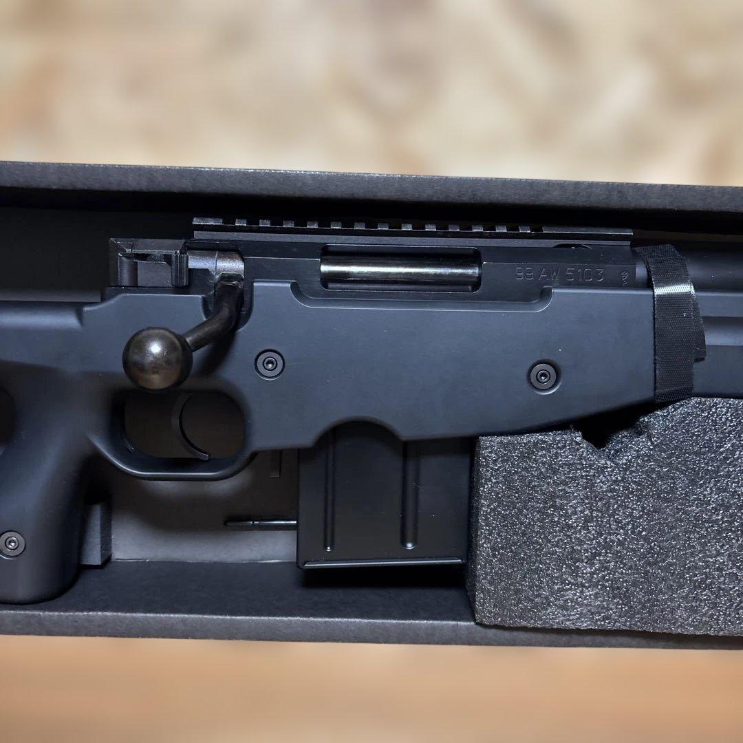L96 AWS SNIPER RIFLE ブラックストック　スコープ　バイポット