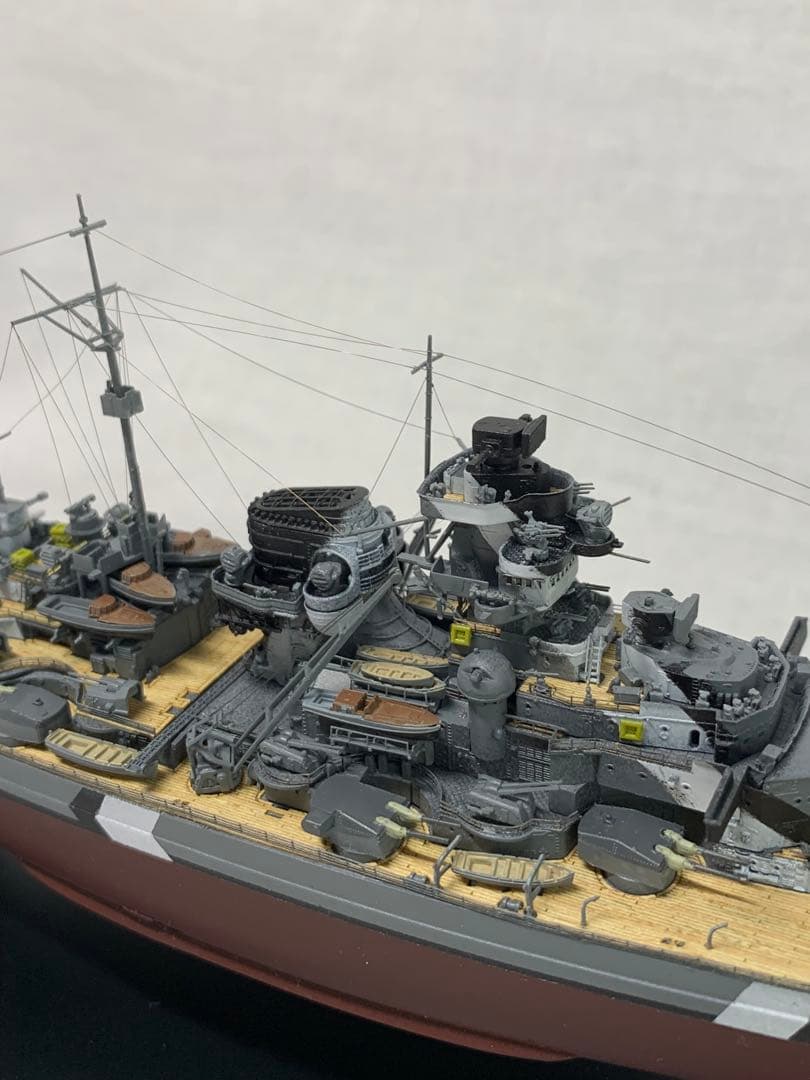 フライホーク1/700ドイツ戦艦ビスマルク　完成品