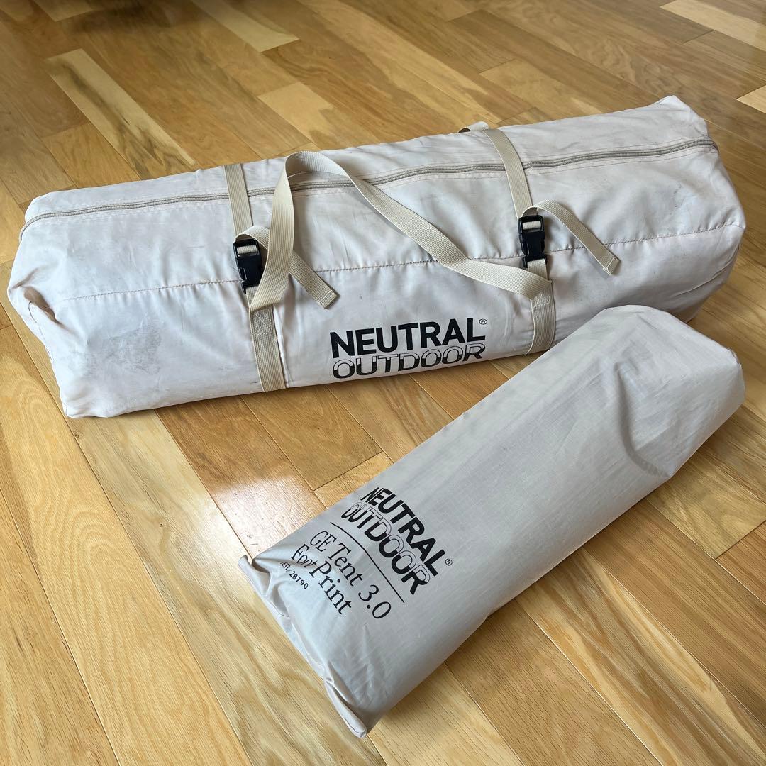 NEUTRAL OUTDOOR テントと専用グランドシート セット売り