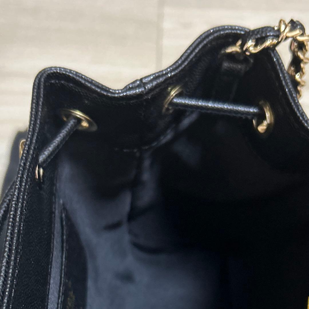 本日価格‼️ブラックレザーミニショルダーノベルティ