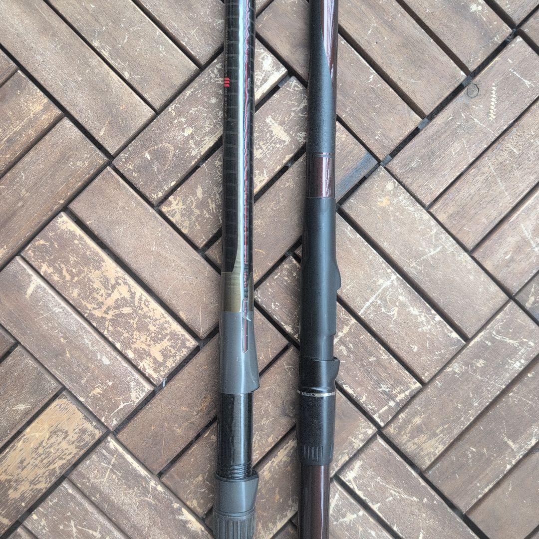 磯用遠投竿 HX大島T4−53E ＆ NFT PL磯ADVANCE 5号530！