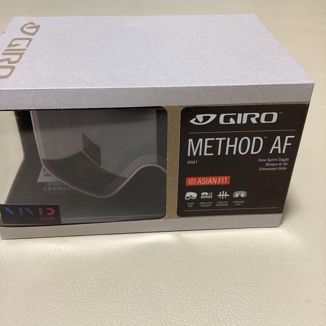 GIROメソッド アジアンフィット METHOD AFスキーゴーグル 眼鏡対応