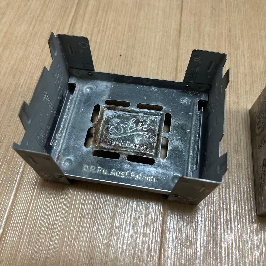 毛*ぼ様 希少タイプ別2個SET 1950年代ドイツ軍ポケットストーブ（筆記体）