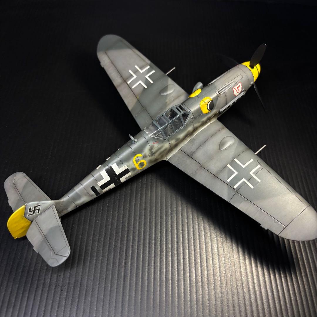 メッサーシュミットBf109G 1/48プラモデル完成作品